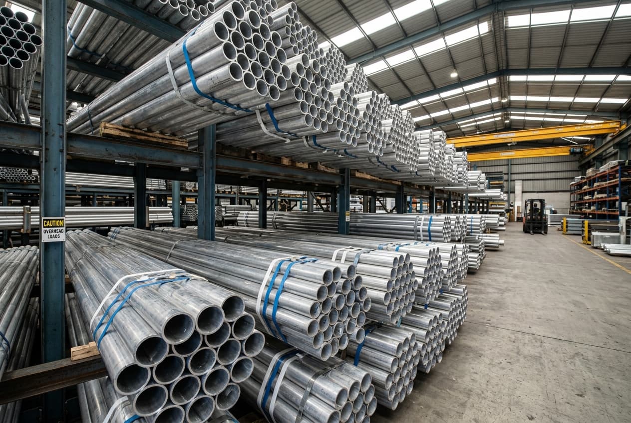 Aluminium round pipes